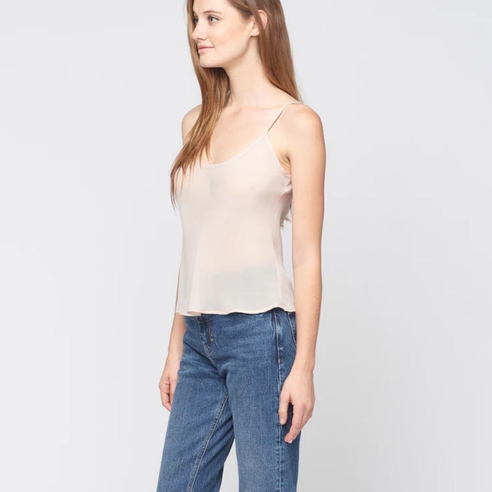 Maven West Semi Sheer Cream Camisole Women’s Medium